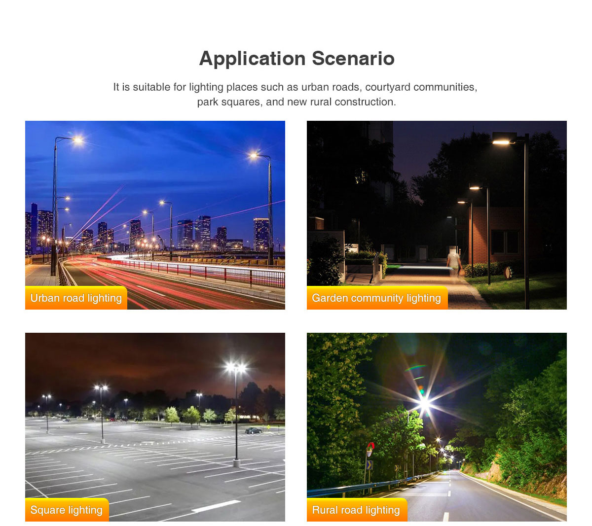 High-power LED lights Outdoor LED road lighting urban roads courtyard communities park squares FL-LD-YY5