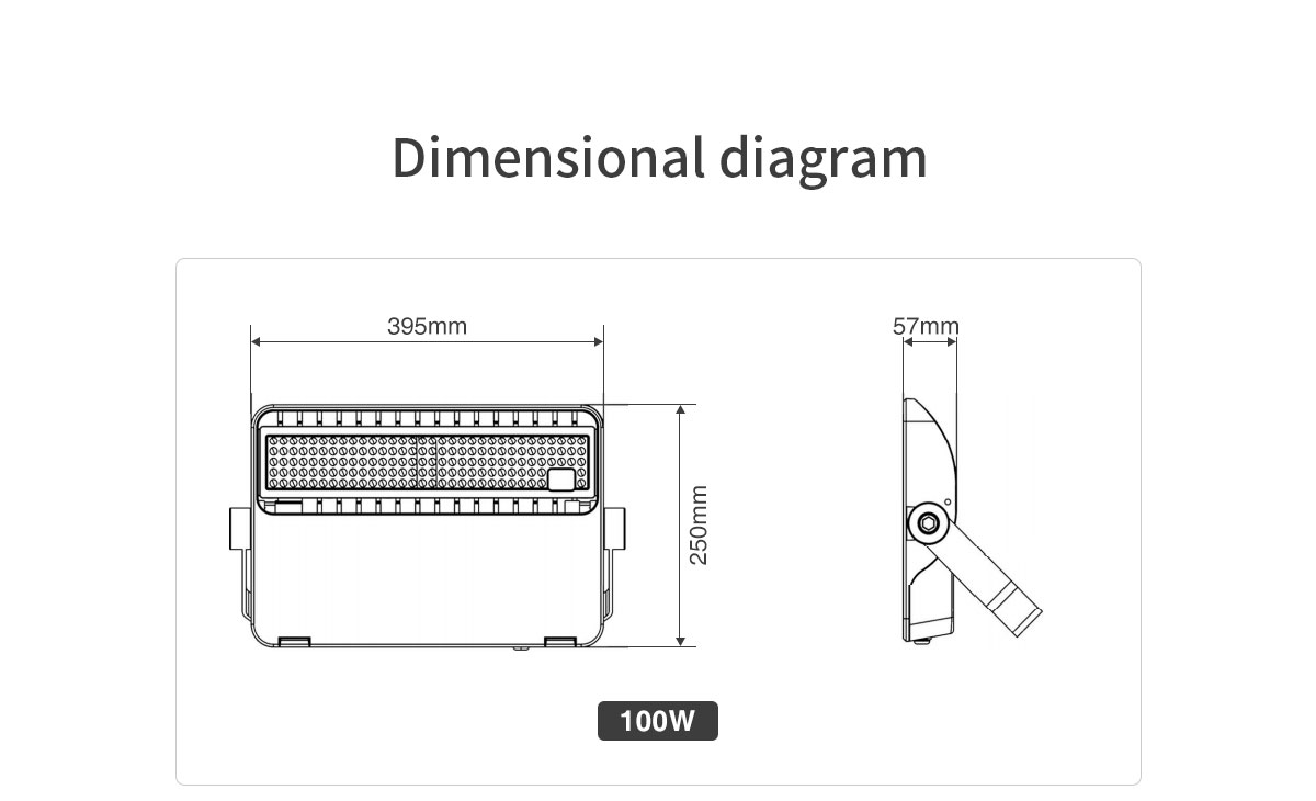 FeiLong High Brightness Professional Lighting Football Soccer Stadium Field 100w 200w 300W LED flood light