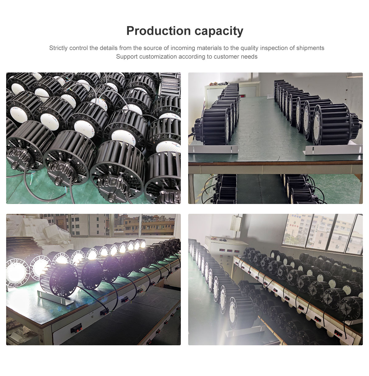 LED high bay light industrial warehouse luminaria LED high-power 60w 100w 150w 200watts mall ufo high bay led lighting for gymn