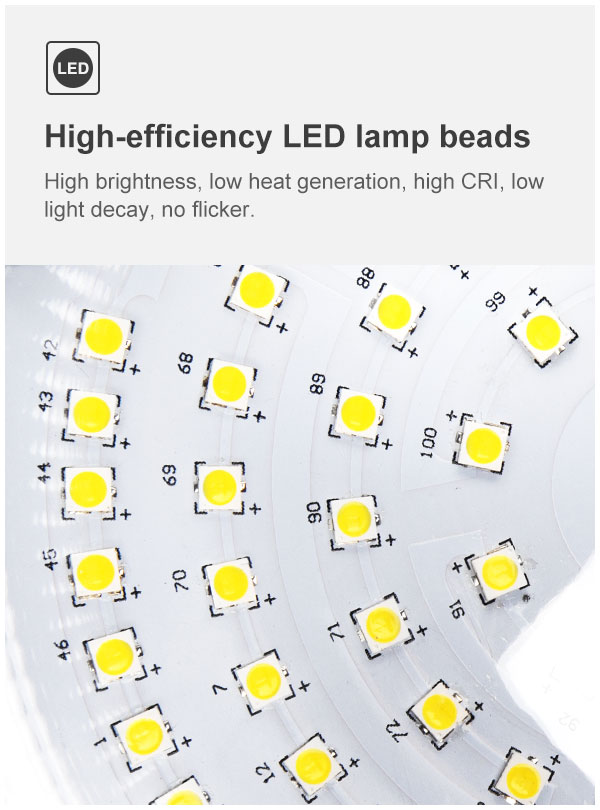 LED high bay light industrial warehouse luminaria LED high-power 60w 100w 150w 200watts mall ufo high bay led lighting for gymn