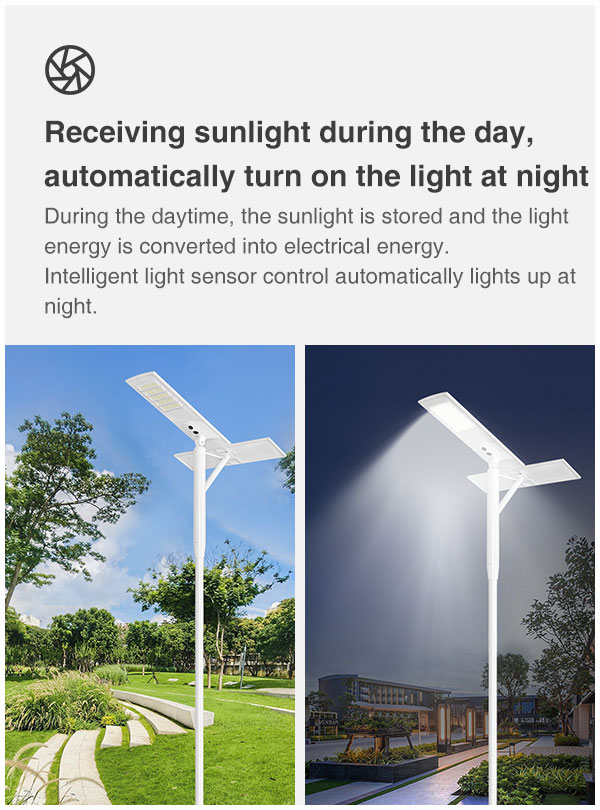 solar street light with CCTV camera Ip65 Outdoor Led Double photovoltaic panels motion sensor 90W 120W 200W 300Watt Integrated 