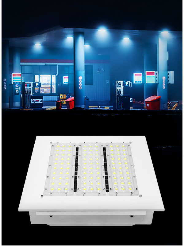 surface mounted 150W 200W 250W canopy lights embed led gas station ceiling light for petrol station