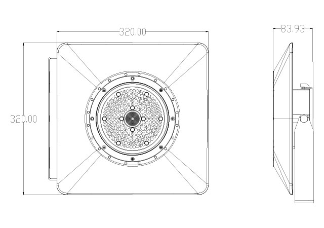 FL-YZD-KM4 Feilong lighting 4th generation gas station lamp