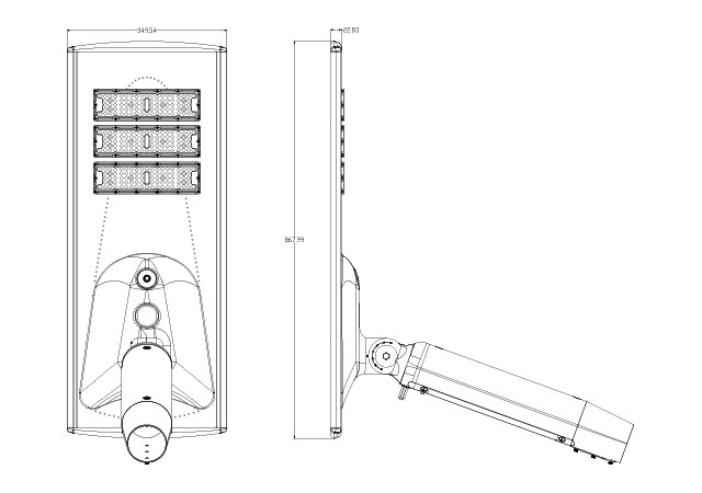 FL-YTH-KM2 Feilong Lighting Smart Solar Street Light