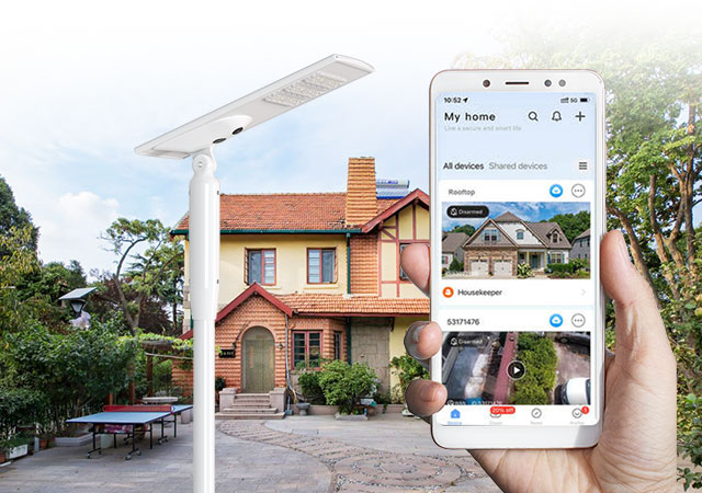FL-YTH-KM2 Feilong Lighting Smart Solar Street Light