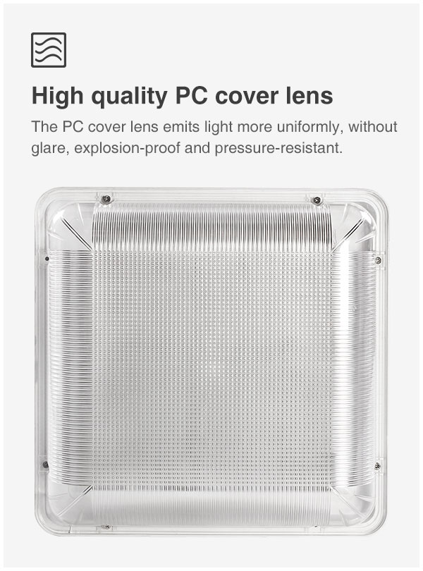 Energy saving surface mount led petrol station light 80w 120w 150w 200w 300w led gas station petrol led canopy light
