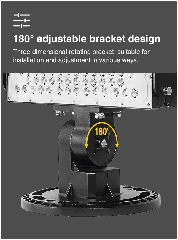 The new die-casting module LED flood light300w 600W 900w 1200W basketball tennis court light projection high pole reflector lights