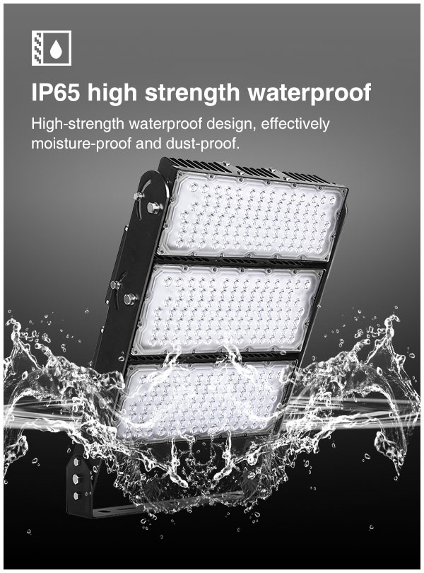 Feilong Lighting Waterproof IP65 300w 600w 900w 1200w Led stadium road tunnels Lamp Pricelist Module Led Floodlight For Sporting Event reflector light