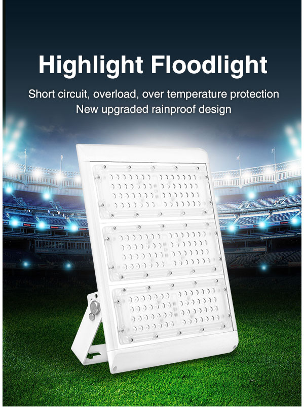 100W 150W 200W Narrow Multiple Beam Angle Option LED Flood Light LED Tunnel Lights FL-SDD-KM3