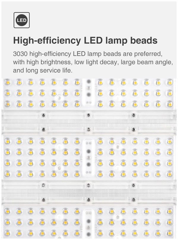 100W 150W 200W Narrow Multiple Beam Angle Option LED Flood Light LED Tunnel Lights FL-SDD-KM3