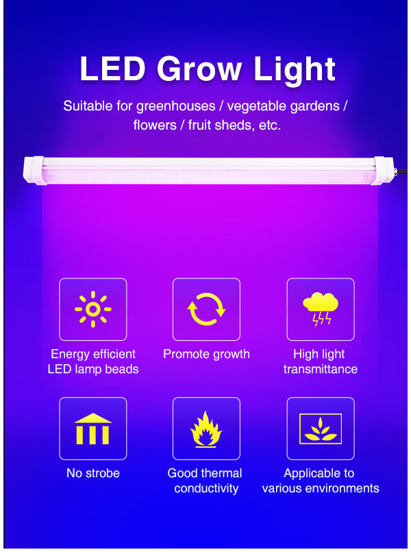 Osram LED linear tube Connectable design IP65 waterproof high indoor plant LED grow light