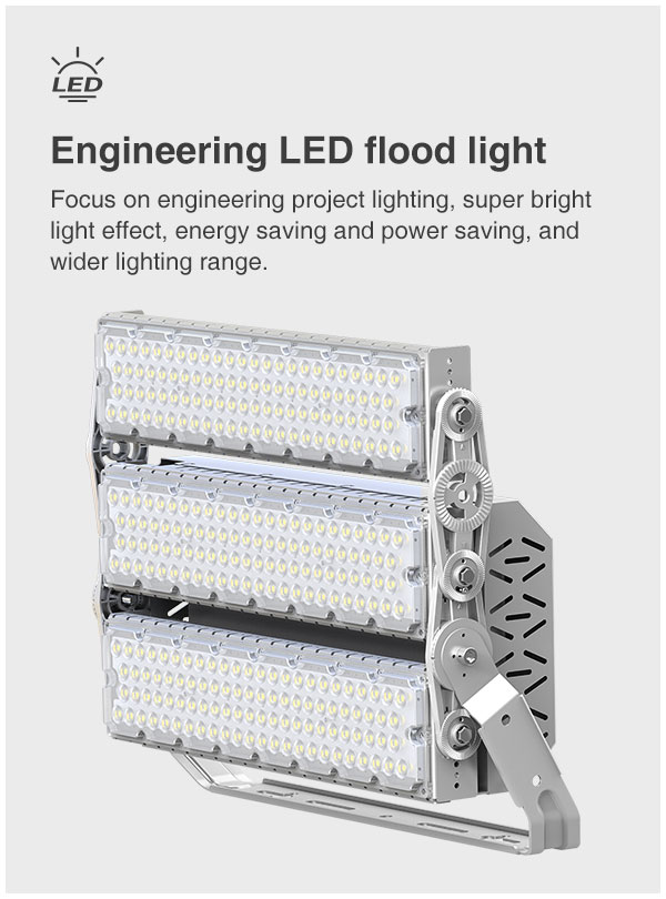 outdoor High Brightness 240w 360w 480w 600w led flood light Sport Tennis Court 720W arena lights stadium lighting