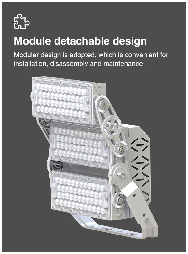 outdoor High Brightness 240w 360w 480w 600w led flood light Sport Tennis Court 720W arena lights stadium lighting