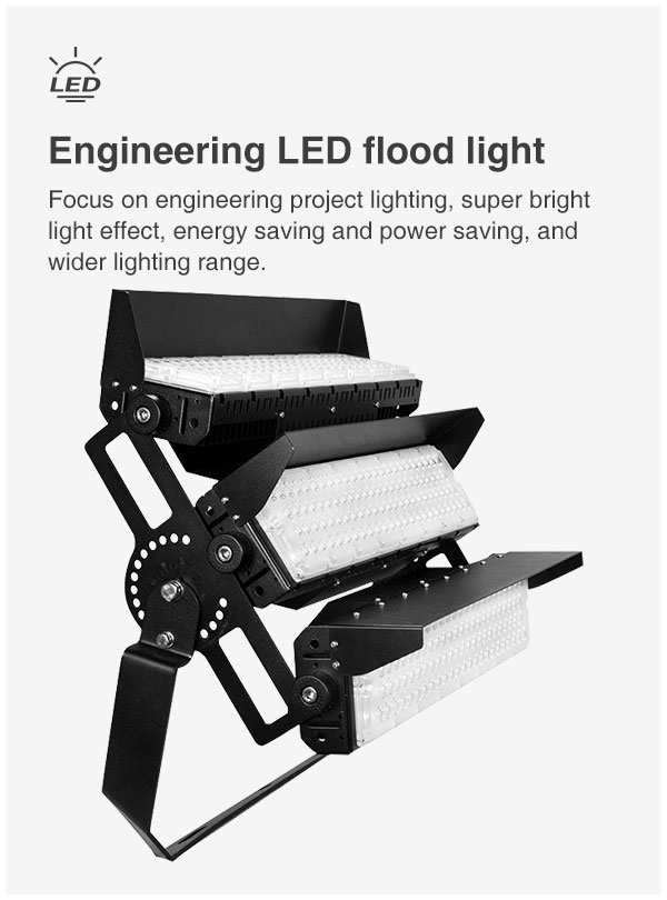 1500W 1000W High-power LED stadium lights large construction sites Outdoor Football landscape lighting