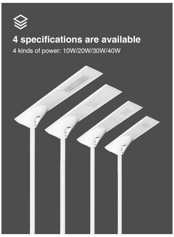 wholesale Philips All in one solar light Intelligent Pathway solar lights 10w 20w 30w 40w 50w 60w Outdoor Garden IP65 waterproof solar panel street lamp for Municipal Highway lights