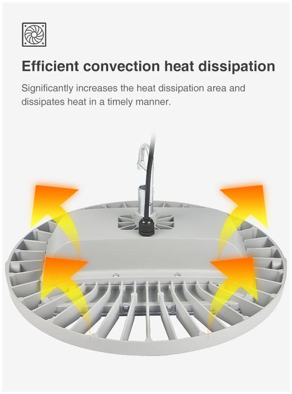 LED Warehouse mall lighting High Bay Light 100w 150W 200w UFO High Bay LED Light for for gymnasium