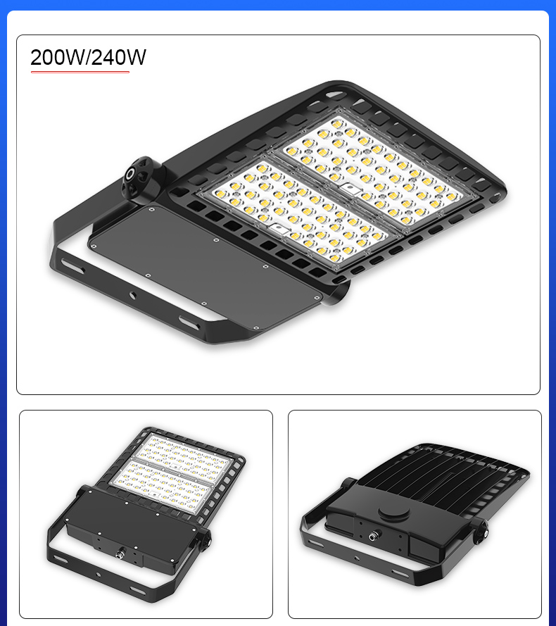 New Die-casting Module LED Flood Light   Basketball Court Light Tennis Court Light Parking Lot Light FL-TGD-AEH2