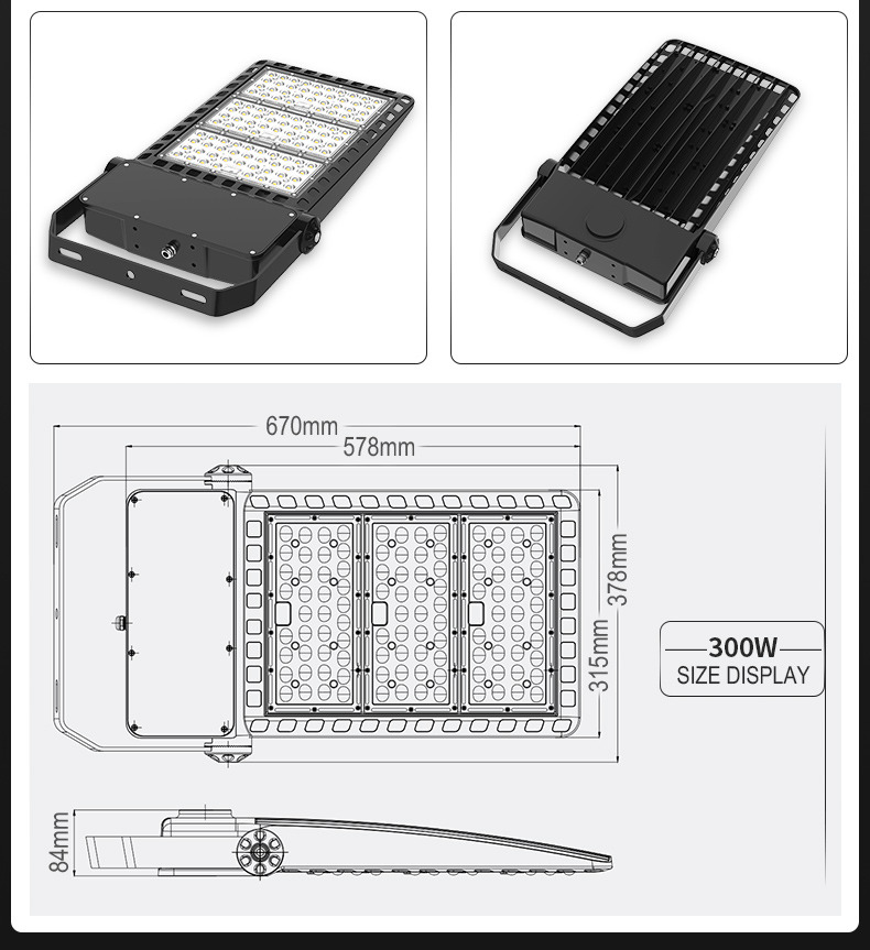 New Die-casting Module LED Flood Light   Basketball Court Light Tennis Court Light Parking Lot Light FL-TGD-AEH2