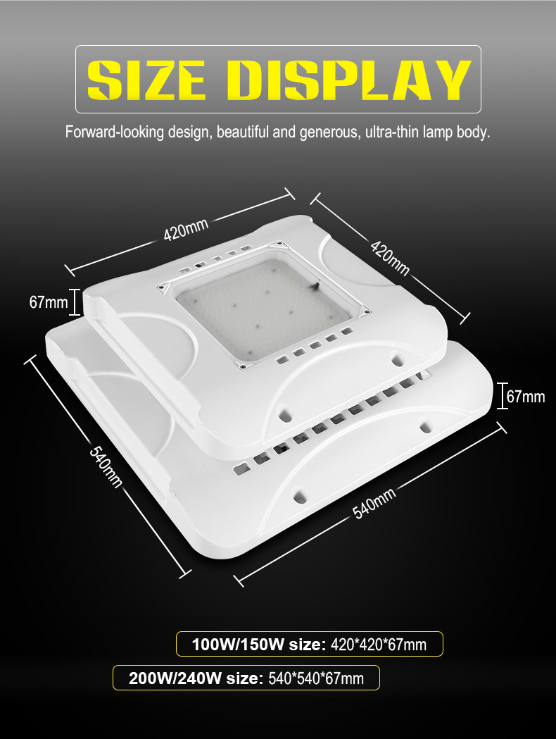 LED Gas Station Light  FL-YZD-AEH4