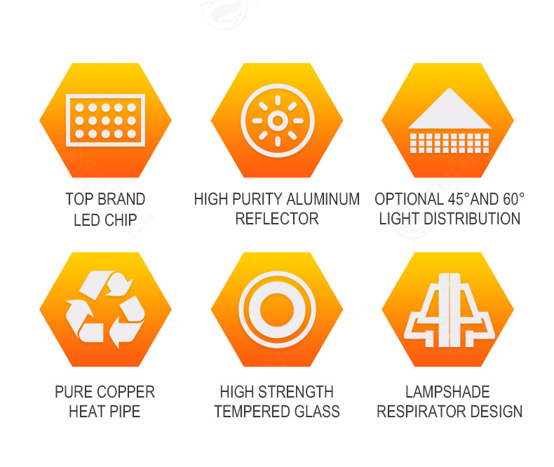 800w 1000w 1500w Outdoor LED Tower crane Light Super bright high power industrial chandelier of sports stadium in municipal construction site