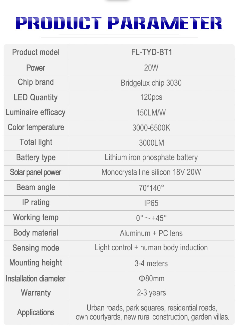 20W all in one solar ufo led post top lamp for outdoor garden lighting