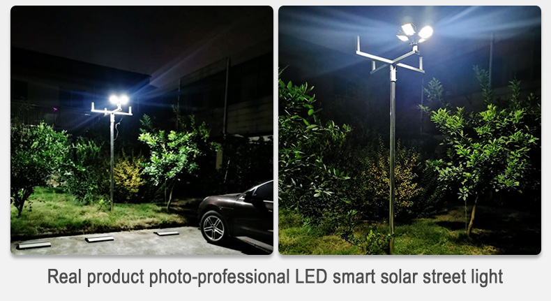 20W all in one solar ufo led post top lamp for outdoor garden lighting