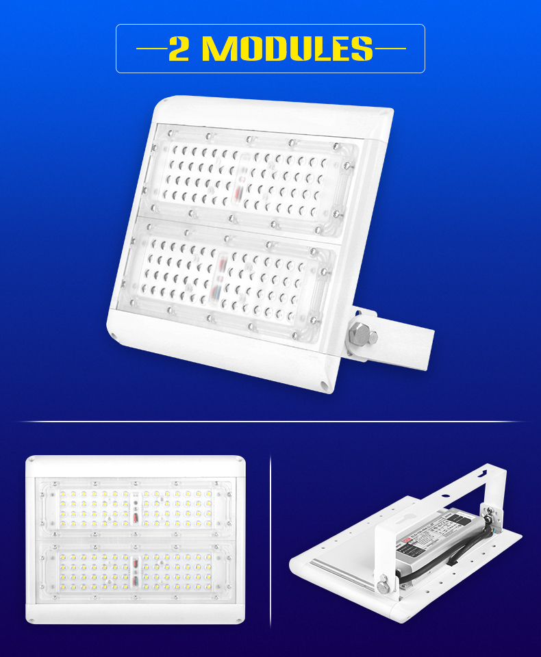 100W 150W 200W Narrow Multiple Beam Angle Option LED Flood Light LED Tunnel Lights