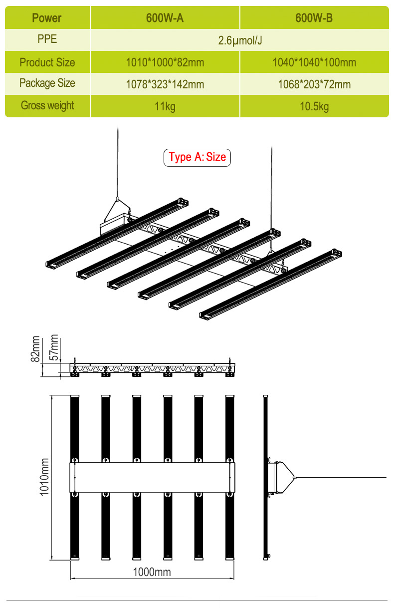 2021 best full spectrum led grow light 600w growlight for indoor growing COMMERCIAL