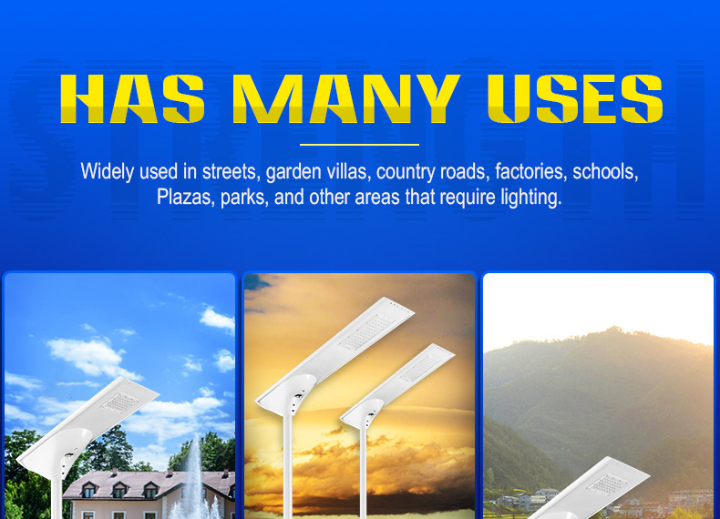 wholesale Philips All in one solar light Intelligent Pathway solar lights 10w 20w 30w 40w 50w 60w Outdoor Garden  IP65 waterproof solar panel street lamp for Municipal Highway lights