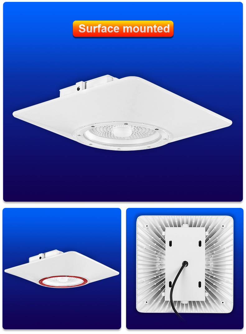 Wholesale high ligh efficient philips LED Gas Station Light replacment module 120w 150watt outside recessed led canopy pendant bracket lights FL-YZD-KM4