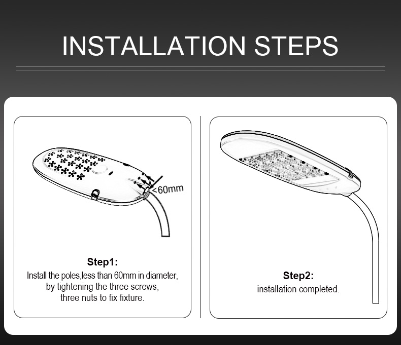 China OEM Supplier Project Road Lighting 50w 100w 150w 200w 250w 300w Outdoor AC LED Street Light