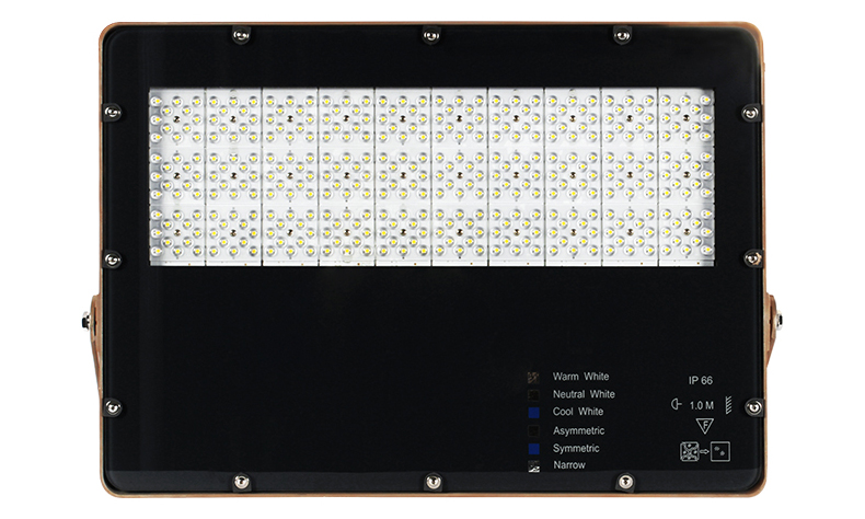 100w 200w Led Flood Lights IP66 Waterproof outdoor 300w cricket baseball stadium lighting Adjustable windproof bracket