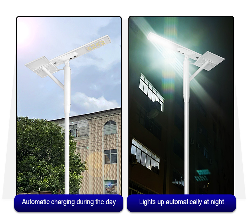 Ip65 Outdoor All In One Solar Street Lamp motion sensor 90W 120W 200W 300Watt Integrated Led Solar Street Light with CCTV camera