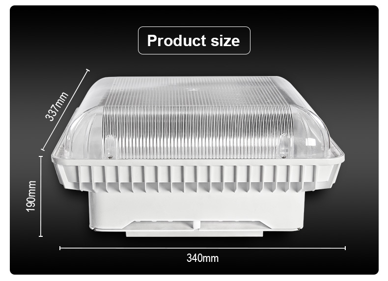 Energy saving surface mount led petrol station light 80w 120w 150w 200w 300w led gas station petrol led canopy light