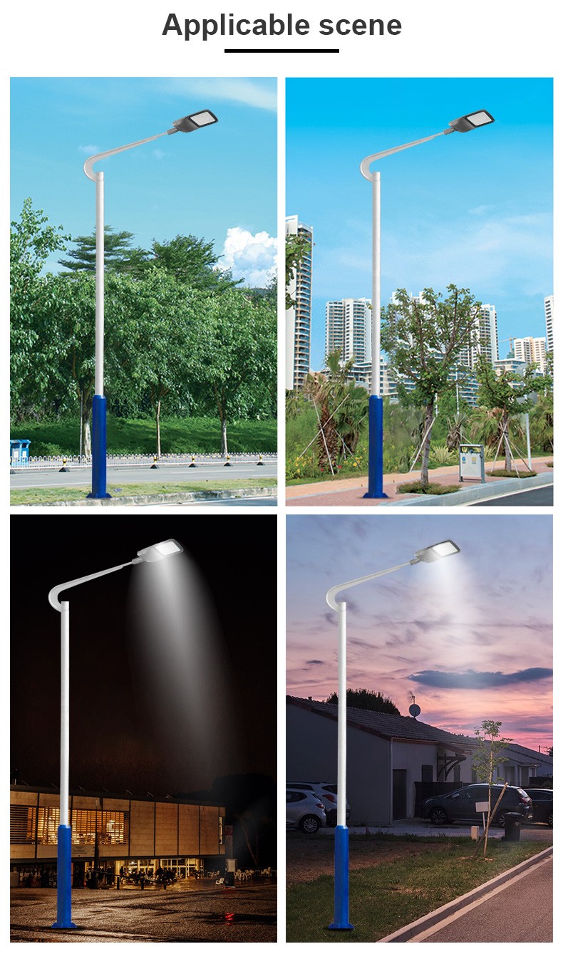 Outdoor waterproof cast iron decorative retro lights pole garden light courtyard street light Galvanized Street Lighting Poles Steel Lighting