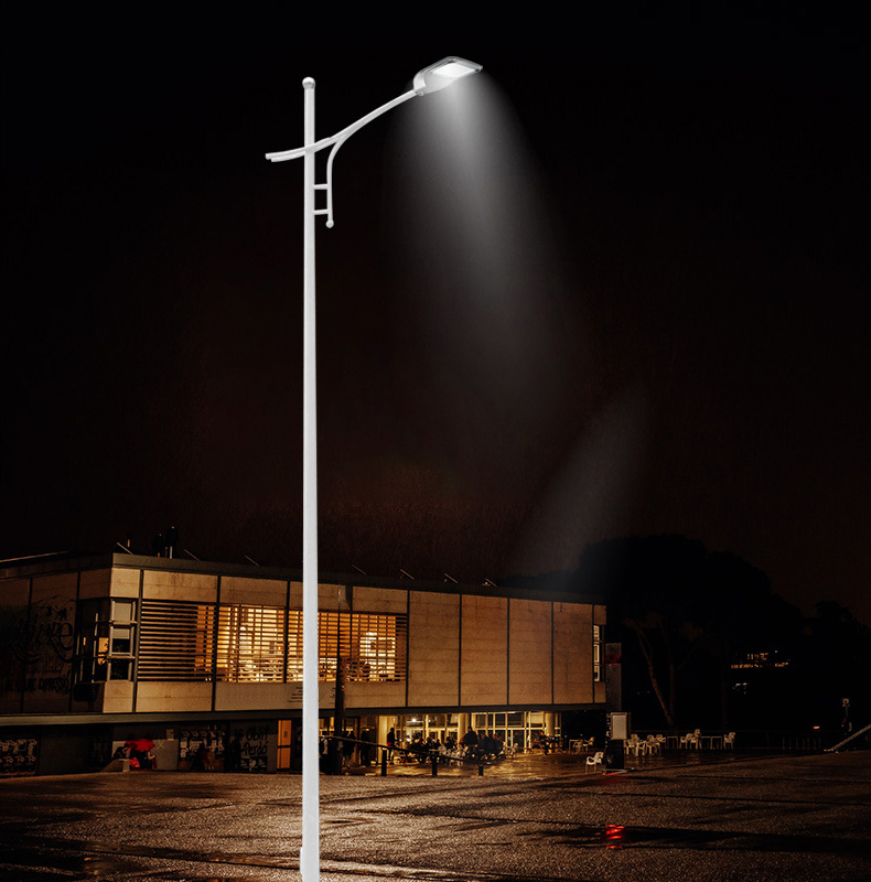 Outdoor Galvanized Street Light Pole 3m 6m 7m 8m 9m 10m 12m Led Landscape lamp Aluminum steel solar Light Pole