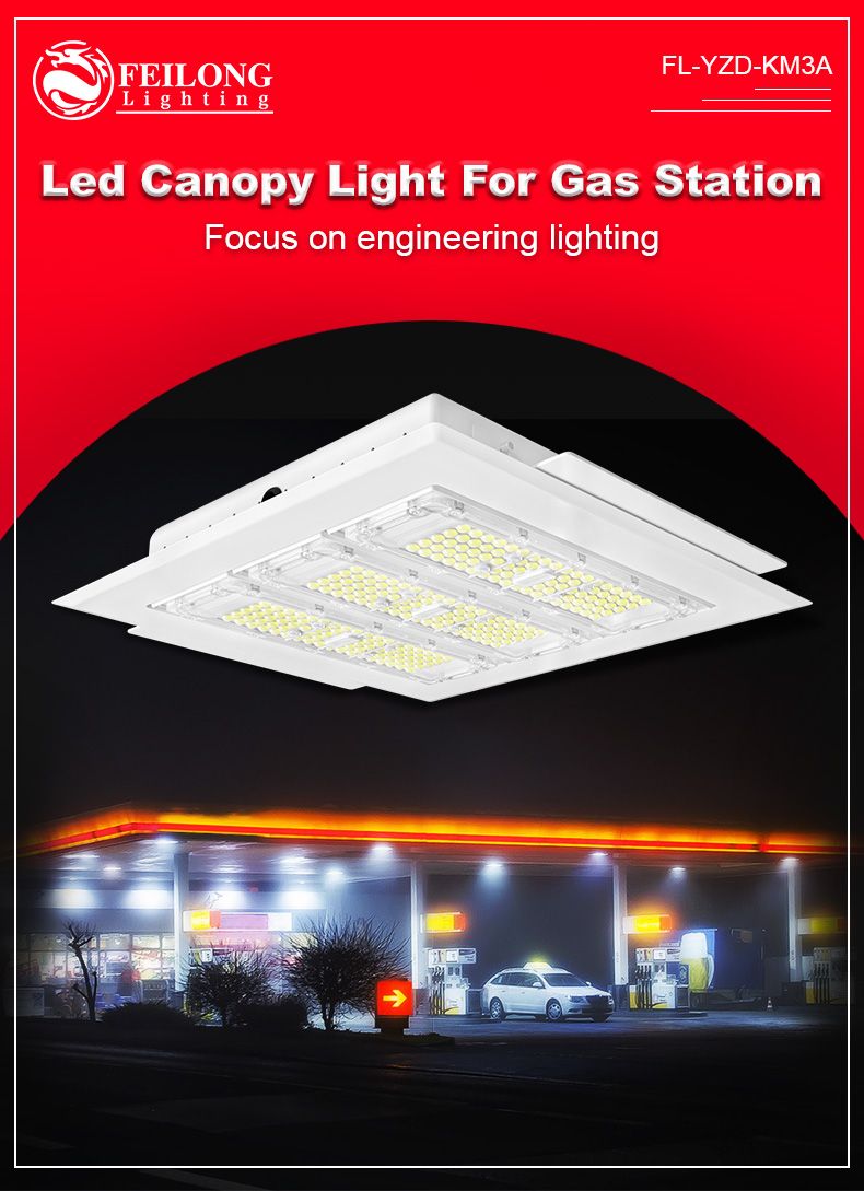CB certificated Wholesale High Quality Bright Outside Explosive-proof Recessed 100W 150W 200Watts led gas station canopy light