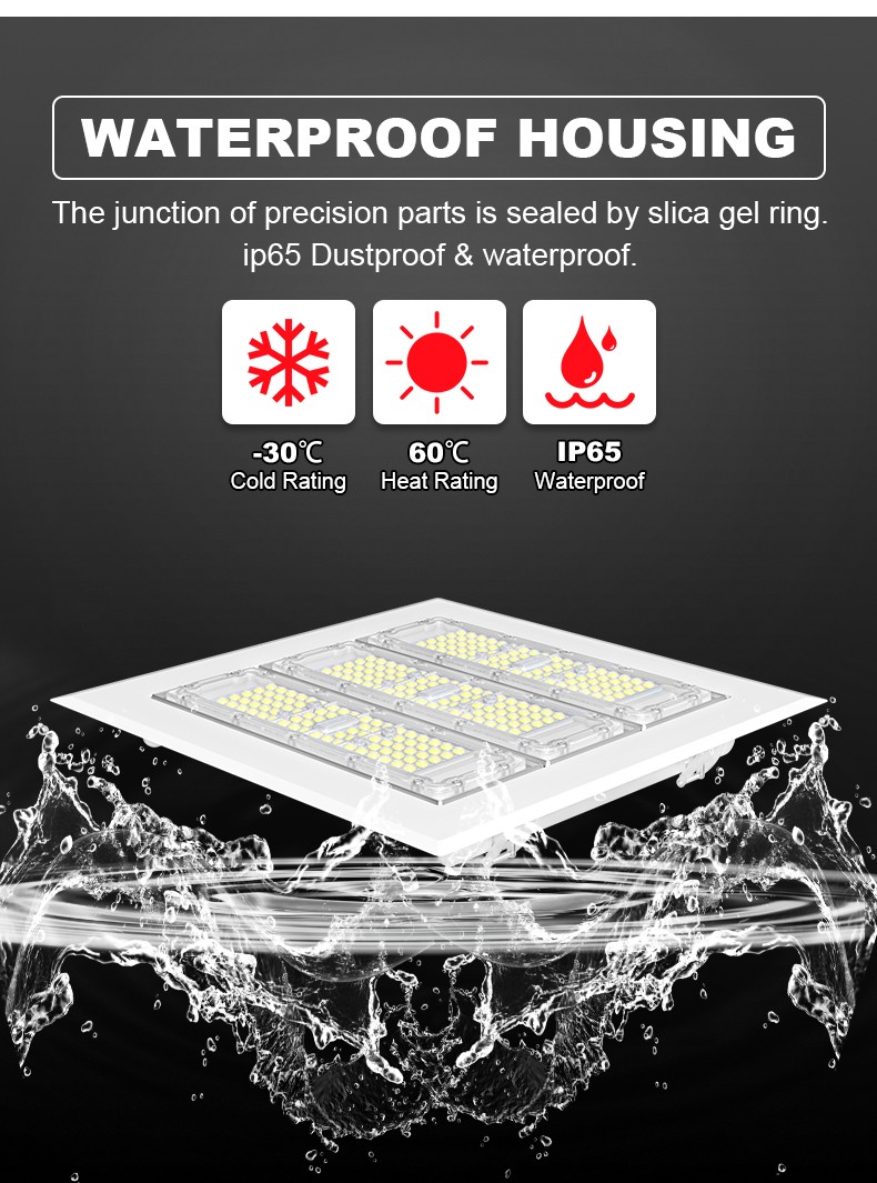 CB Certificated Newest Design waterproof industry gas station 80W 120W 150W 200W 250Watts led canopy light