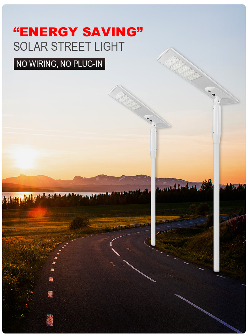 50w 100W 200W 300W China Outdoor Solar Street Lamp remote motion Control Waterproof Solar Led Street Light