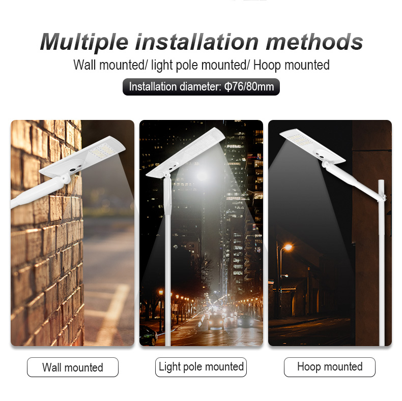 50w 100W 200W 300W China Outdoor Solar Street Lamp remote motion Control Waterproof Solar Led Street Light