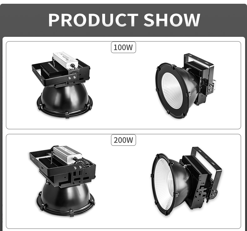 LED tower crane lamp engineering construction search light 200w 300w 400w 500w led flood light