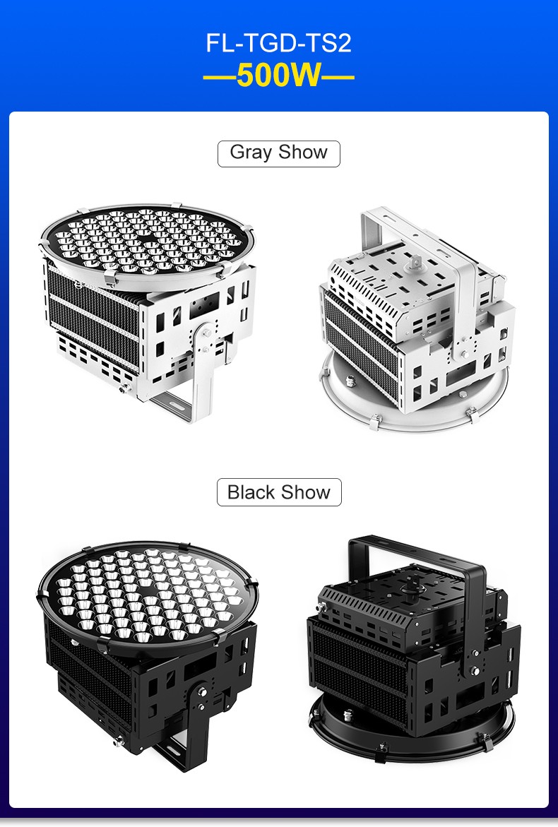 china football field stadium lighting 250W Outdoor ip65 led tennis court 500w led tunnel flood light price