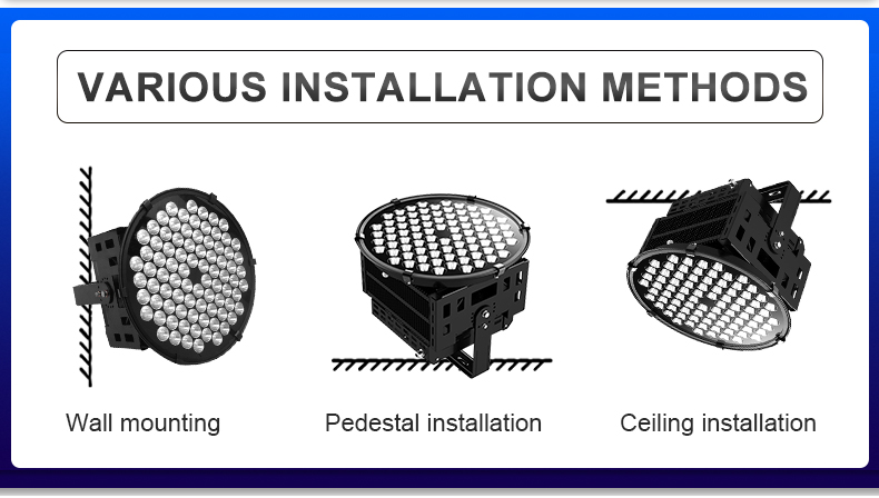 china football field stadium lighting 250W Outdoor ip65 led tennis court 500w led tunnel flood light price