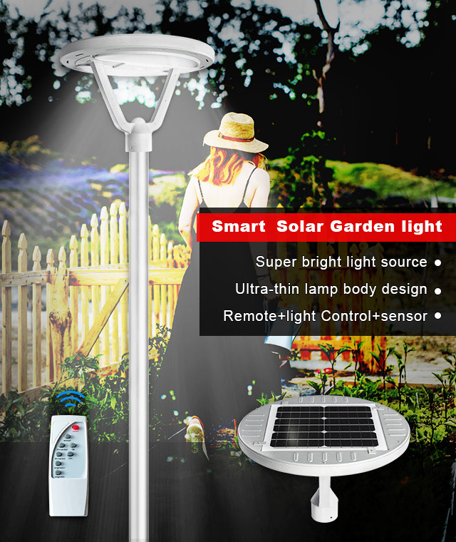 Wholesale Ip65 Smart 20Watt Led Solar Garden Light