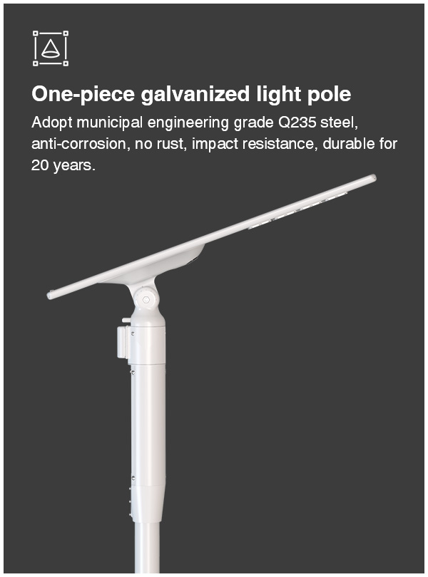 Smart tracking solar street light