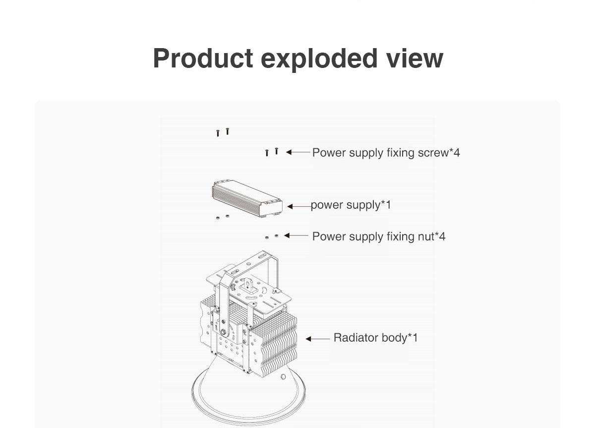 High brightness High power 300w 500W aluminum square parks led flood landscape lighting