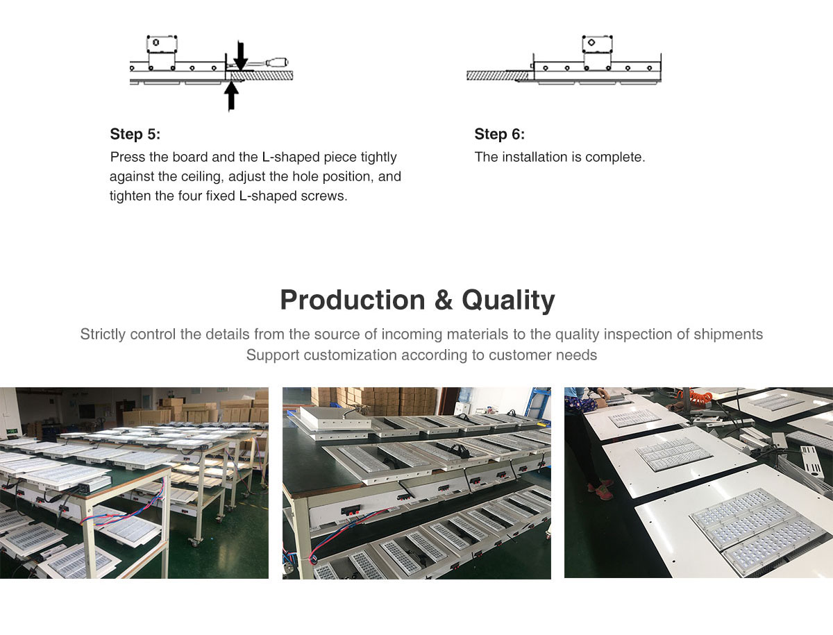 wholesale 80W 120W 150W 160W 200W led gas station canopy lights for petrol station garage