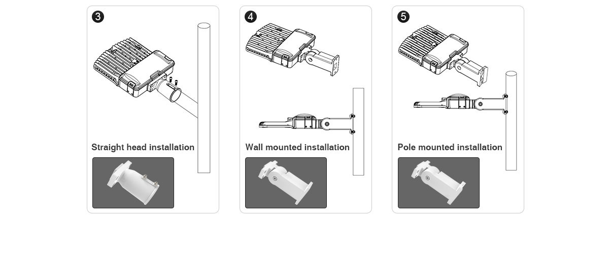 wholesale street garden lights factory street lamp 50w 100w 150w 200w 300w Snap-in installation