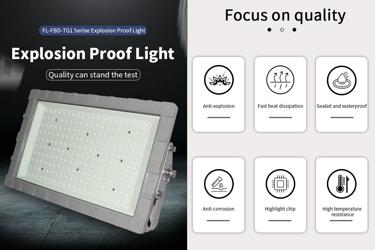 150W Modular Explosion proof LED tunnel light IP65 Waterproof Explosion-proof and Dust-proof LED Flood Light