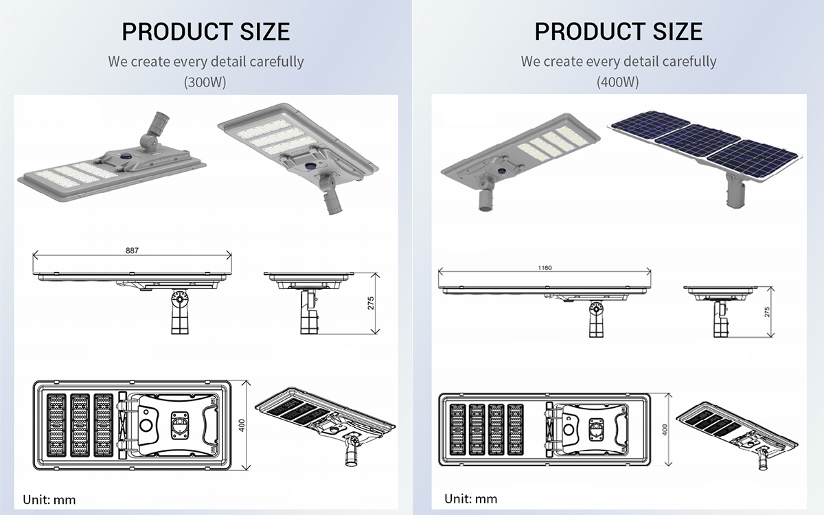 IP65 Rated Aluminum Profile Mono-Si 35W Smart Outdoor Solar-Powered LED Street Light with Solar Energy